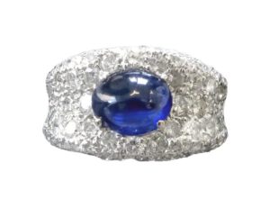 3. 18K白金藍寶石戒指（私人收藏）