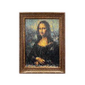 87. Thitipong kittiya 作品 - 蒙羅麗莎（丙烯畫)（私人收藏)
